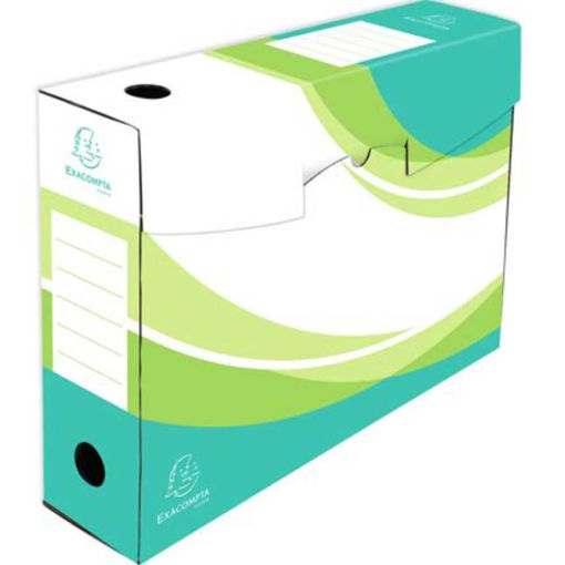 Picture of EXACOMPTA ARCHIVE BOX KRAFT 25X33CM GREEN